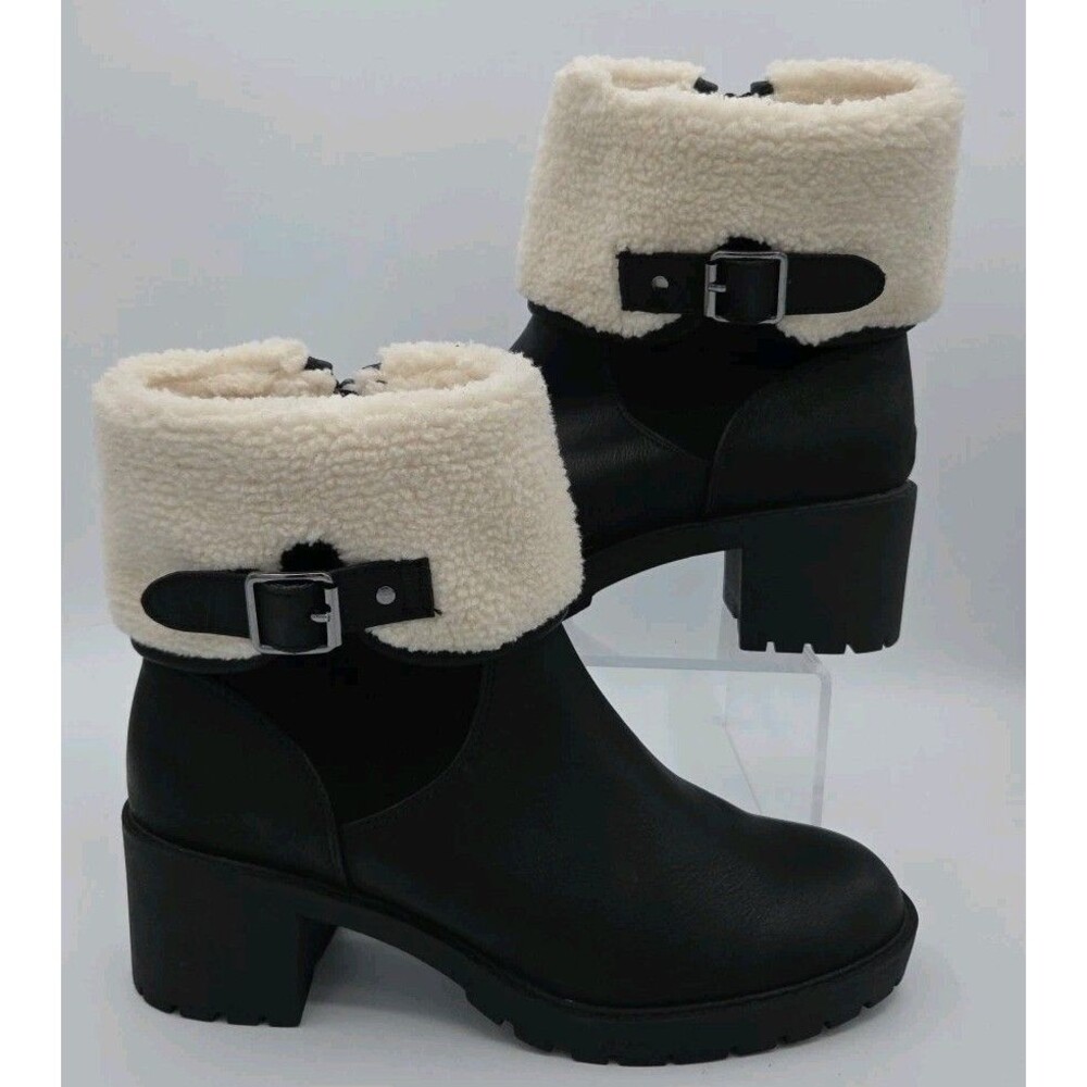 Steve Madden NY Womens Size 8.5 Chunky Ankle Boot Womens Size 8.5 Tilly